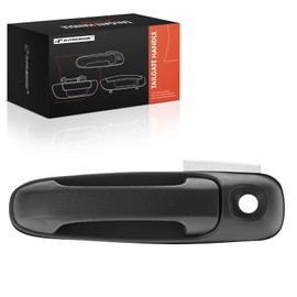 A-Premium Tailgate Handle Liftgate Latch Handle with Keyhole Compatible with Jeep KJ Series Liberty 2002 2003 2004 2005, Textured Black, Replace# 5102500AA, 55360331AB