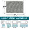 Turquoize Bathroom Rugs Non-Slip Chenille Bath Mat for Bathroom 17