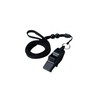 Molten Referee League Whistle, Dolphin Pro, Black, WDFPBK