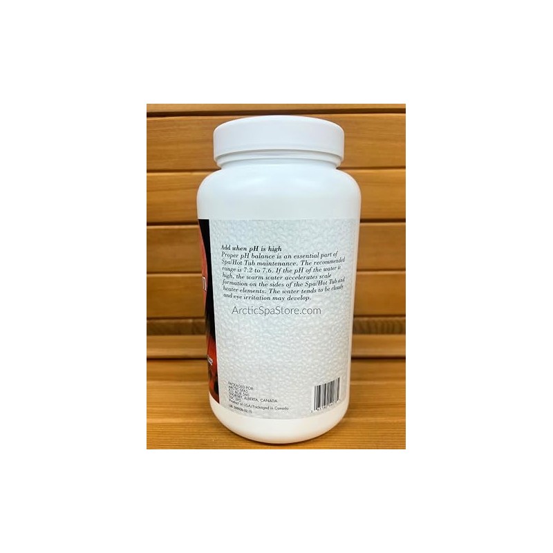 Arctic Pure Adjust Down 7 lbs, Arctic Spas Lowers pH