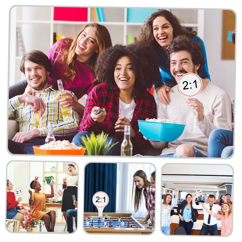 SHINEOFI 3pcs Handheld Whiteboard Dry Erase Scoreboard Mini Board Erasable