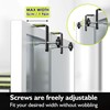 Orimade Over the Door Shower Caddy Adjustable 5 Tier Black,Bathroom