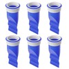 6-Pack Floor Drain Odor Stopper,2 Inch Blue Waterless Trap Seal
