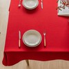 Home Brilliant Red Table Cloth for 6 to 8 Seats