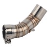Motorcycle Full Exhaust System Middle Pipe Link Connect for Kawasaki