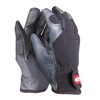Oregon Leather Work Gloves, Stretch Leather Gloves with Adjustable Wrist