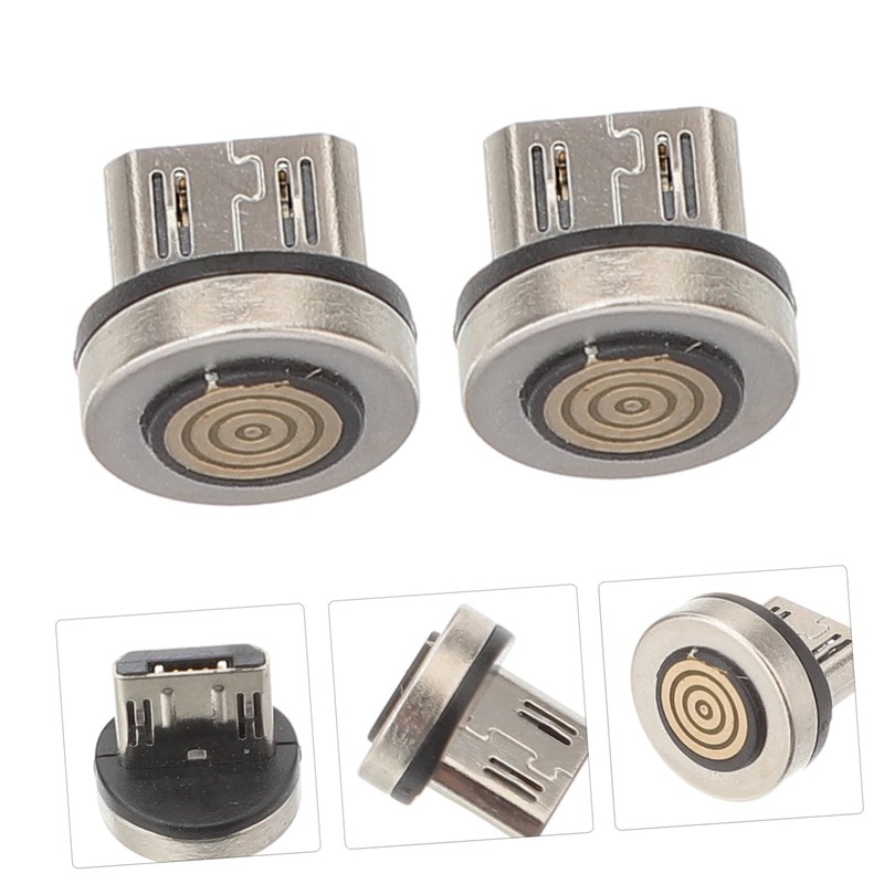 Gatuida 8pcs Rotatable USB Magnetic Adapter Tips for Devices Easy