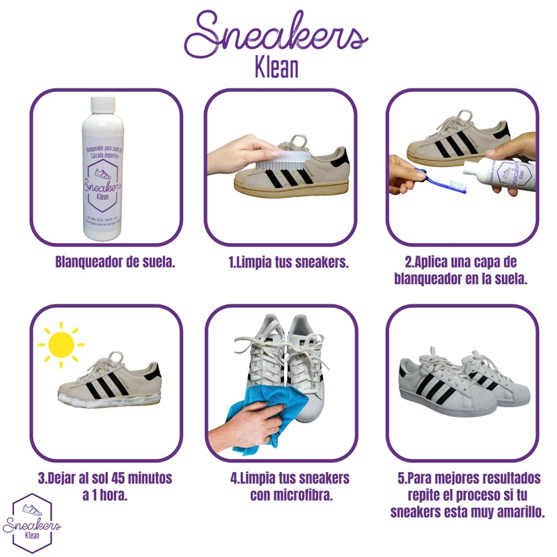 SNEAKERS KLEAN | Kit Blanqueador de Suela, limpieza para el