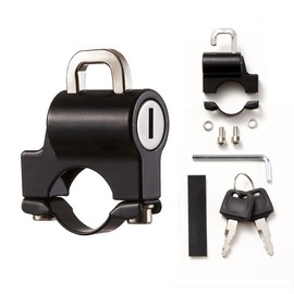 Motorcycle & Scooter Handlebar/Helmet Security Lock Locking Device 2ea