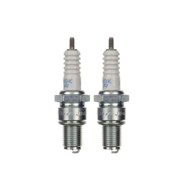 2 x Spark Plug BR10EG Spark Plugs Set of 2 for Motorcycle Compatible with W07CS W08CS, RN57YC RN57YCC, W29ESR-V W29ESRV W31ES-ZU
