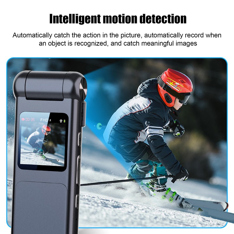 Video Recorder Multifunctional 1080P HD Noise Reduction Motion Detection Small