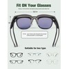 BIRCEN Polarized Fit Over Sunglasses: Wear Over Glasses Sunglasses Wrap