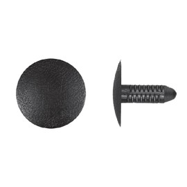 MAIN ST COLLECTIVE 50Pcs Black Nylon Interior Trim Retainers - 7mm Hole, 20mm Stem, 25mm Head - Fits Chrysler 6506788, Ford N802734S, GM 22718305 - for Securing Interior Panels, Door Trims