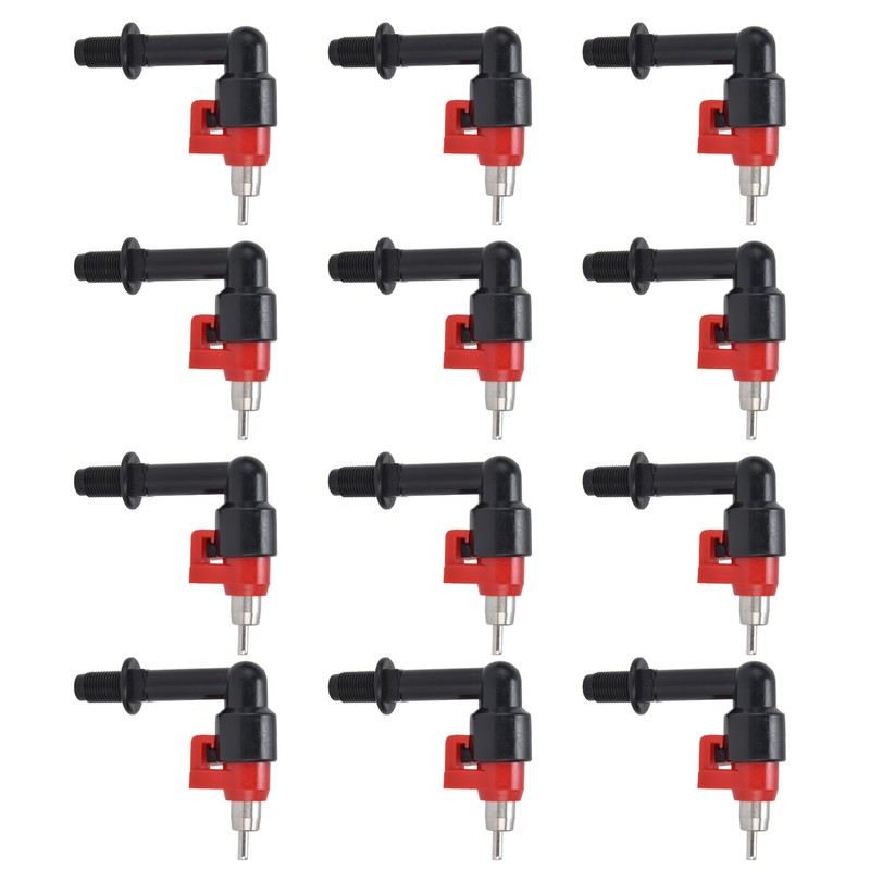 12Set G1/8 Male Thread Chicken Water Cup Automatic Switchable Chicken