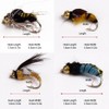 64pcs Fly Fishing Flies Fly Fish Lure Kit Fly Fishing