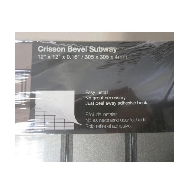MSI Crisson Bevel Subway Peel and Stick 12" x 12"