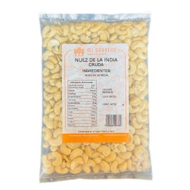 Nuez de la india natural cruda sin sal 500 g snack botana saludable