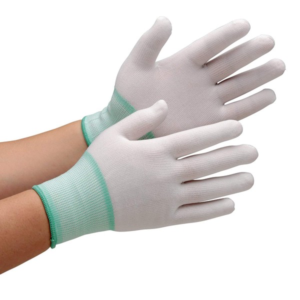 Midori Anzen NPU132 Quality Control Gloves, Work, Polyester, Washable, Inner, Uncoated Type, M, 10 Pairs/Bag
