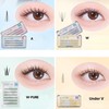 CCAM BBAK I-dol A/W/Under Type Eyelash 9-11mm Set, Type:W Type