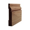 EWBB11 Colonial Baseboard 4" Tall x 11/16" Moulding. Unfinished, Sapele