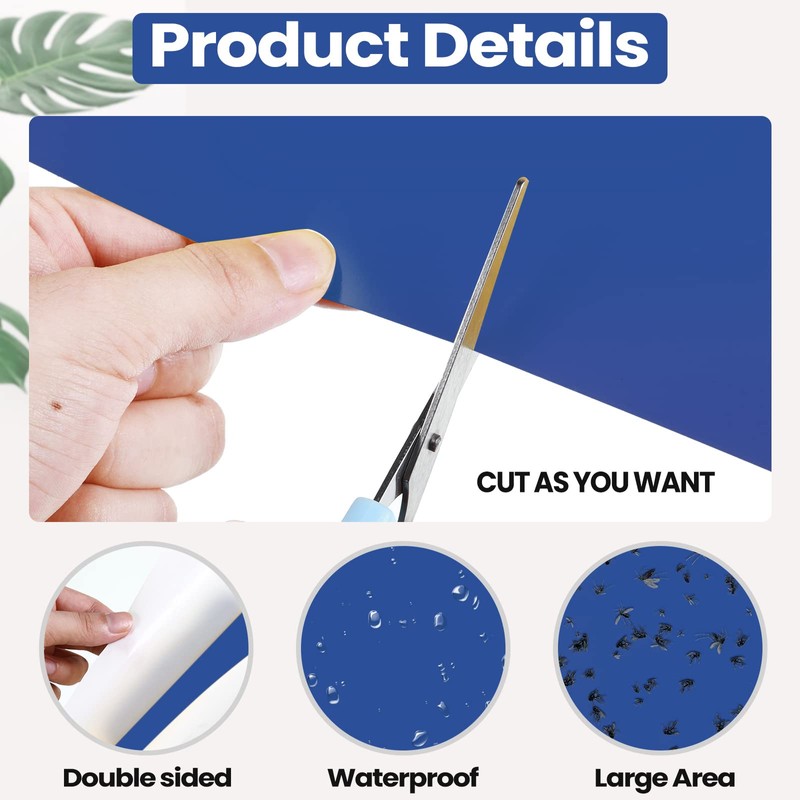 Qualirey 50 Pcs 6 x 8 Inch Sticky Traps for