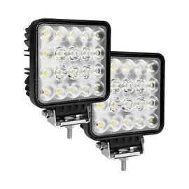 KAWELL 60W Work Light, Car Work Light, LED 12V Floodlight, Work Light, Car LED Light Bar, Rectangular, Wide-Angle Type, Dustproof and Waterproof, 12V/24V, Universal, 24V LED Work Light for