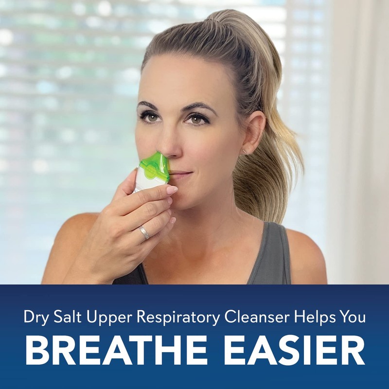 SinuCleanse Inhalo Nasal Dry Salt Inhaler, 100% All-Natural Deep Penetrating