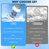 Portable Silent Mini Bladeless Fan Clip On, Mini USB Rechargeable