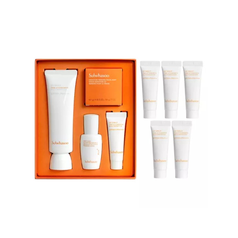 Sulwhasoo 설화수 상백 톤업선크림 50ml + 60ml 기획 세트 SPF50+