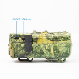 PNI-HUNT250C 4G LTE 15MP 2880P/5K FullHD Wildlife Game Trail Camera, 0.5s Shutter Speed ​, Night Vision Up to 20m and IP65 Waterproof, Hunting Camera 120° FoV, 7500mAh up to 2000 notifications