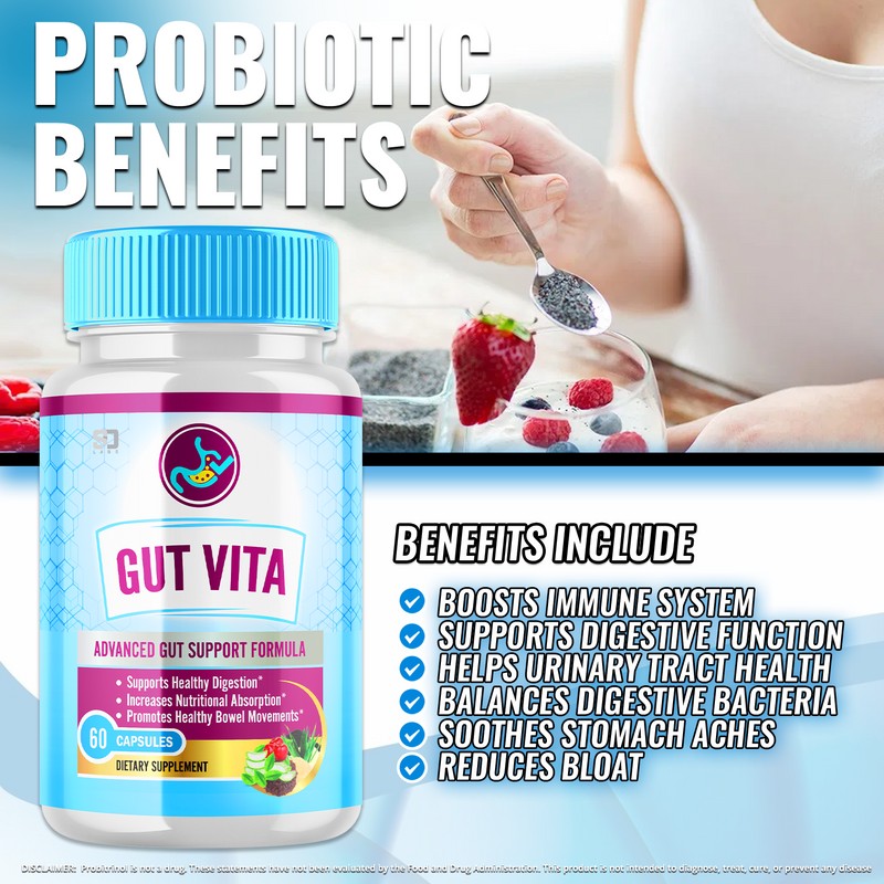 Gut Vita (2 Pack) Gut Vita, Gut Vita Digestion &