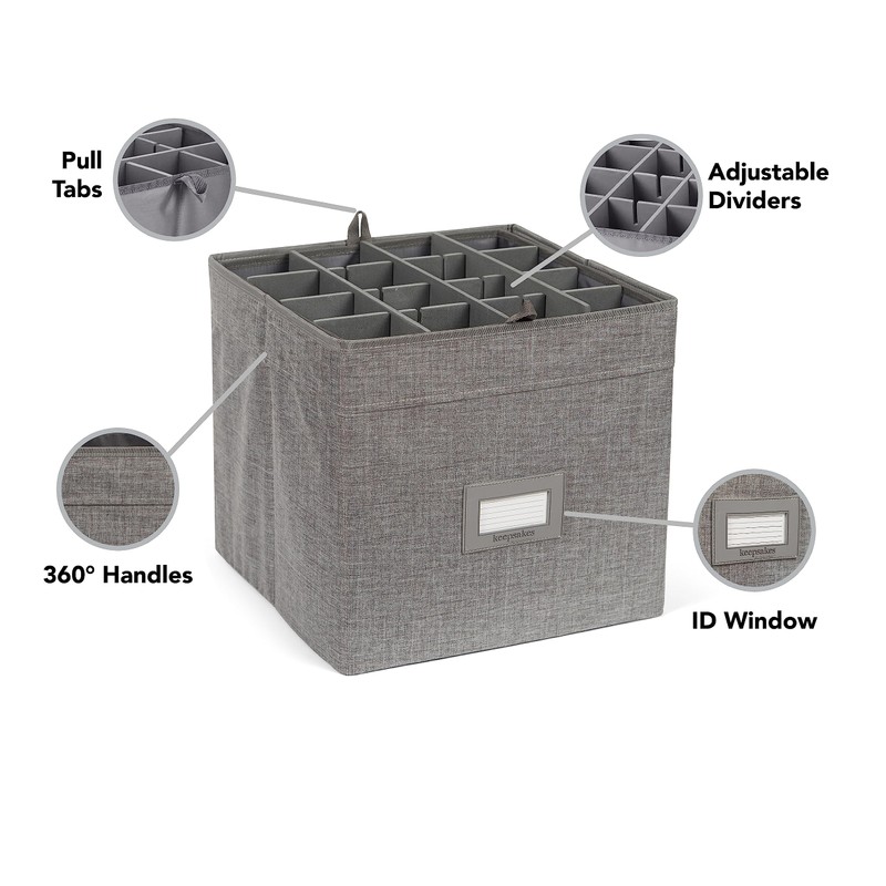 Covermates Keepsakes - Adjustable Cube Storage Bin - Configurable FlexGrid
