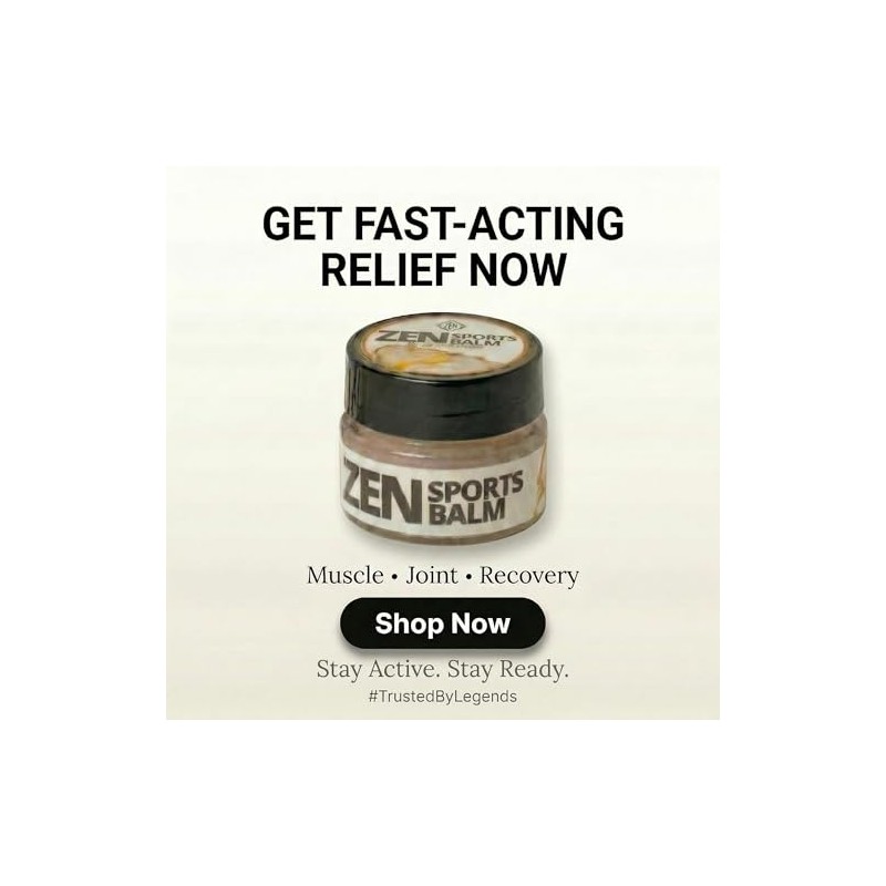 ZEN Sports Balm – Plant-Based Topical Balm Infused with Narayani