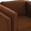Creative Co-Op Atley High Sided Armchair Sofas, Vintage Brown