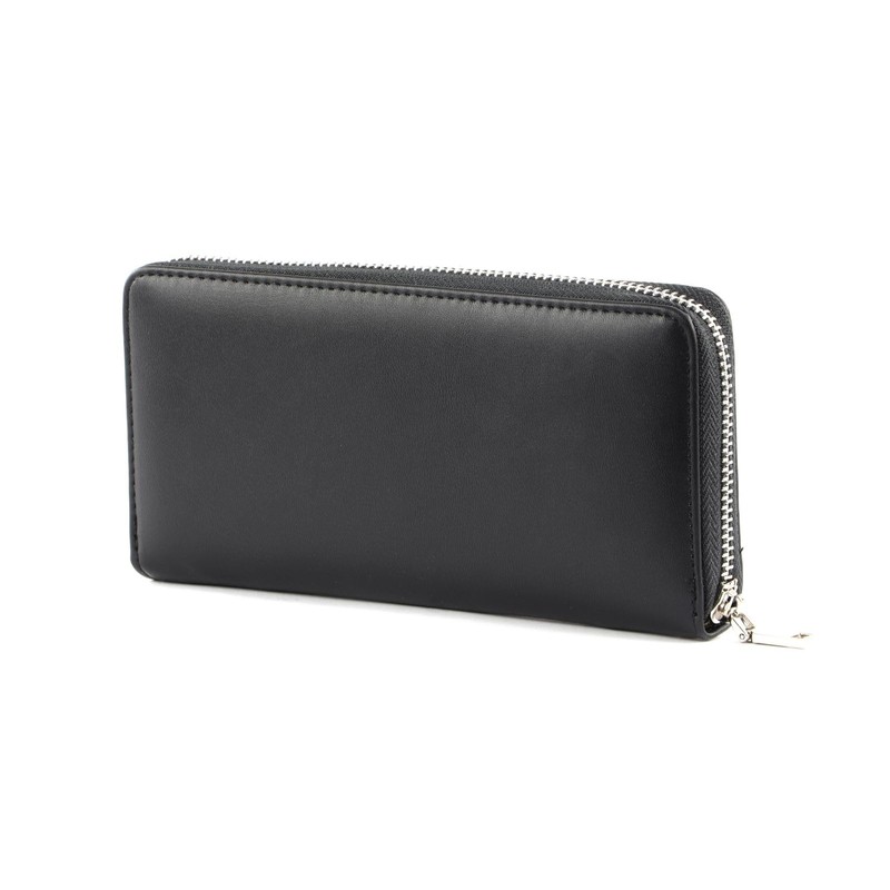 Seidenfelt Smilla Women's Purse 19 cm Black/Silver, schwarz / silber,