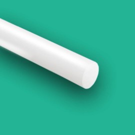 HDPE (High Density Polyethylene) Plastic Rod 4" Dia x 6" Length Bar Natural