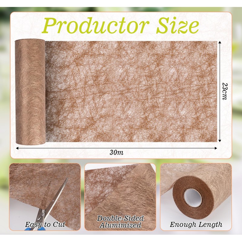 Anstore Rust Table Runner, 30M x 23 cm Non-woven Table