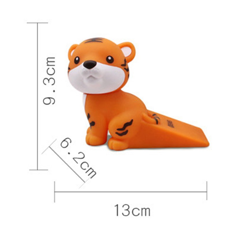 Cartoon Door Stopper Cute Animal Shaped Punch Free Decorative Door
