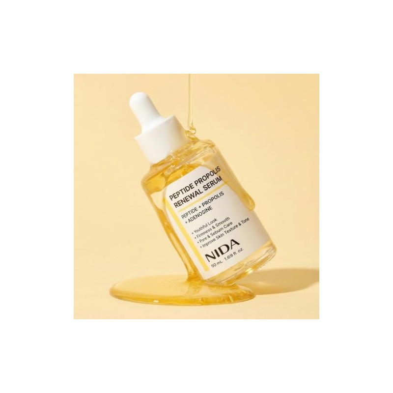 NIDA Peptide Propolis Renewal Serum | Peptide Complex, Propolis Extract,