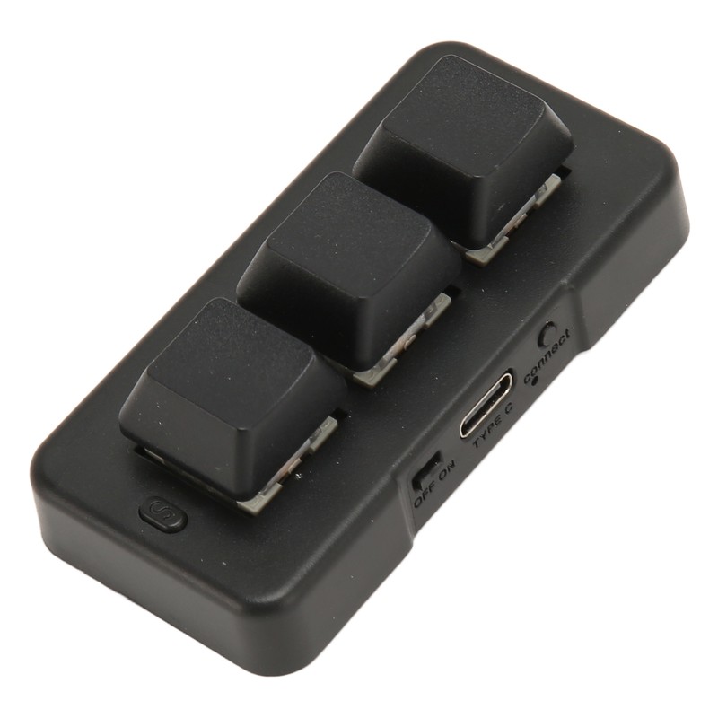 3 Key Mini Keypad 3 Mode USB Wireless 2.4G Bluetooth
