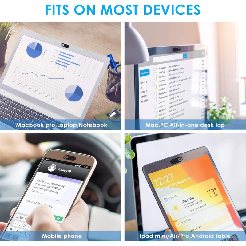 Laptop Camera Cover Slide, 0.028 Inch Ultra Thin Laptop Camera