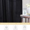 StangH Black Velvet Curtains 96 Inches Long - Thermal Insulated