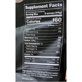 ProMix Nutrition Promix Whey Protein Isolate Powder, Chocolate - 5lb Bulk - Grass-Fed & 100% All Natural - -Post Workout Fitness & Nutrition Shakes, Smoothies, Baking & Cooking Recipes - Gluten-Free & Keto-Friendly