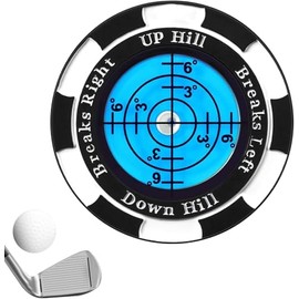 Mikata Golf Marker, Inclinometer with Level, Putting Guide, Golf Practice Supplies, Putter Practice