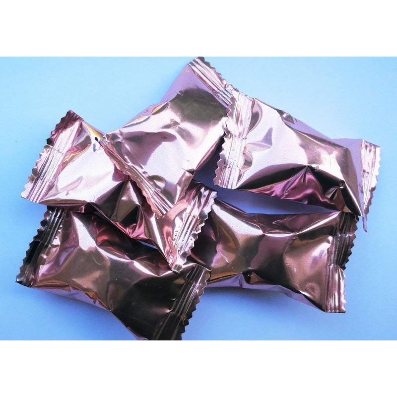 One Pack of 50 Pieces Metallic Rose Gold Party Buttermints