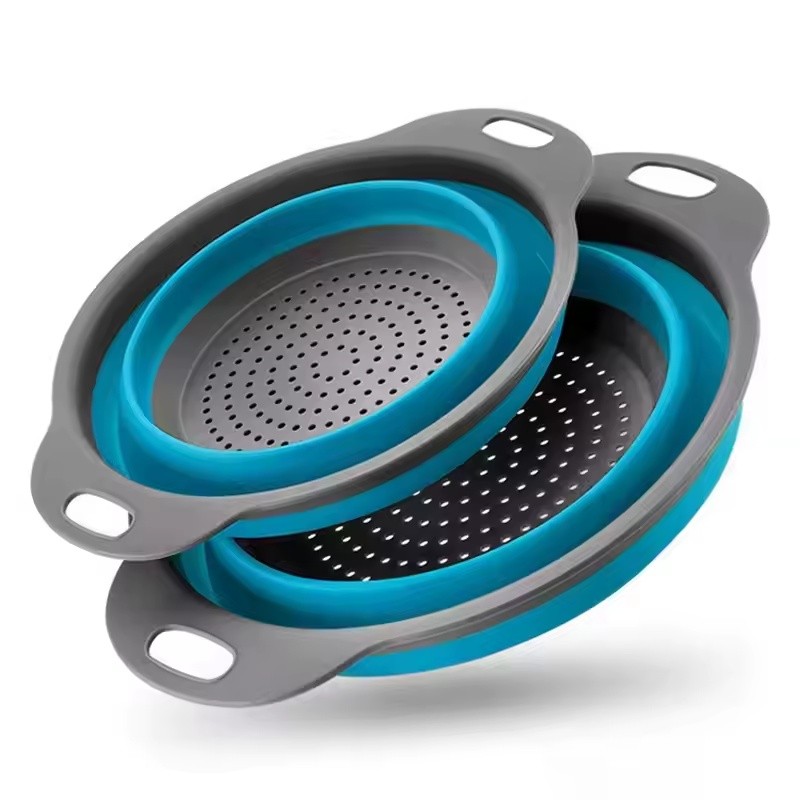 Collapsible Drain Basket for Washing Fruits and Vegetables – Space-Saving