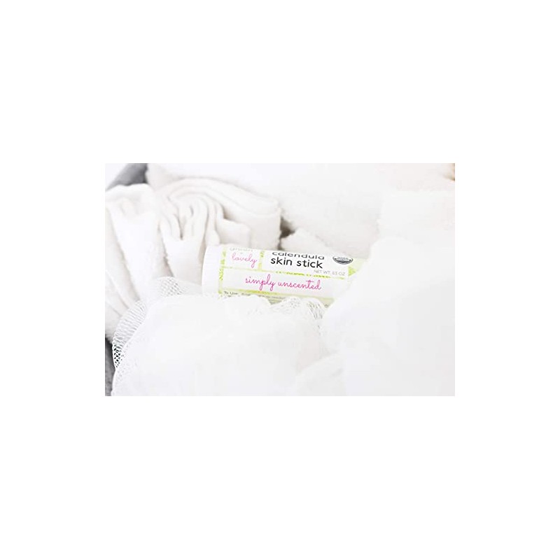 Calendula Skin Stick, Simply Unscented. Moisture Stick. Organic Lotion Bar.