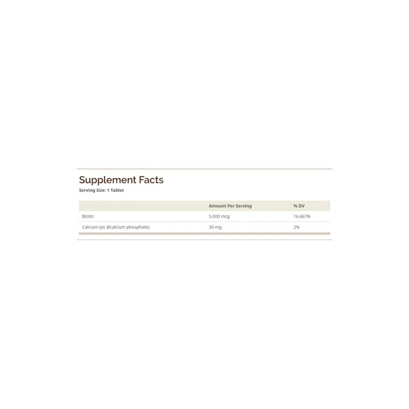 Windmill Biotina 5000 Mcg 60 Tabletas