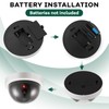 Kanayu 8 Pack Dummy Fake Camera CCTV Dome Fake Security