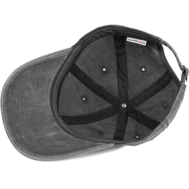 styleBREAKER 6-panel Vintage Cap In Washed / Used Look, Baseball
